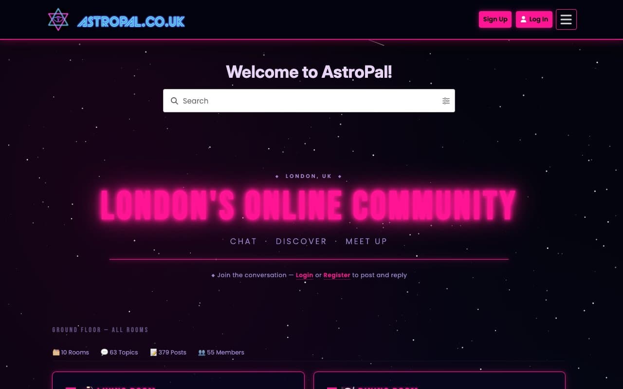 Astropal homepage