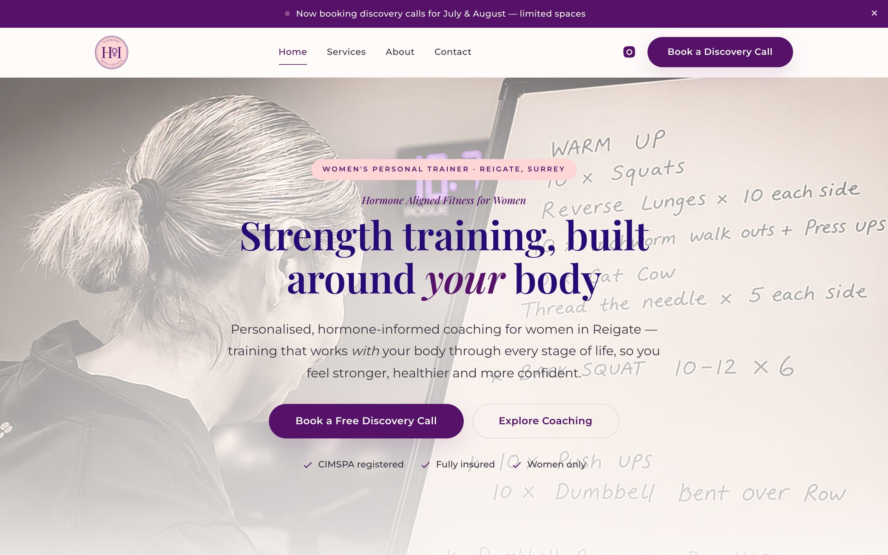 Hormone Intelligence homepage