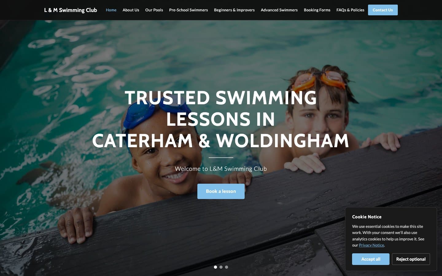 LMSwim homepage